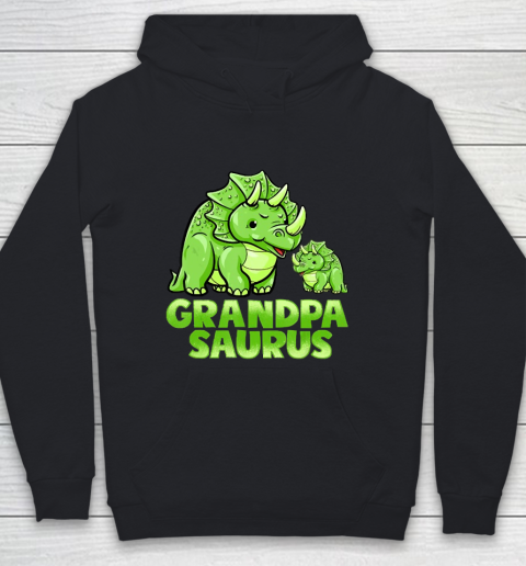 Grandpa Funny Gift Apparel  Grandpa Saurus Dinosaur Funny Grandpasaur Youth Hoodie