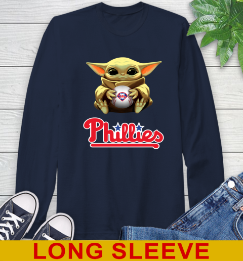 MLB Baseball Philadelphia Phillies Star Wars Baby Yoda Shirt 61