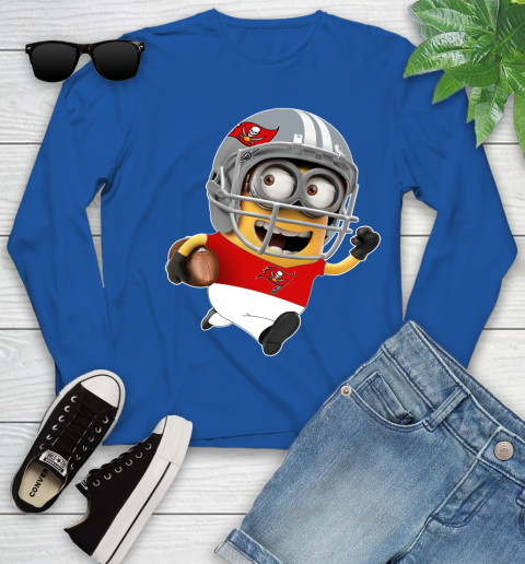 NFL Tampa Bay Buccaneers Minions Disney Football Sports Youth Long Sleeve 9