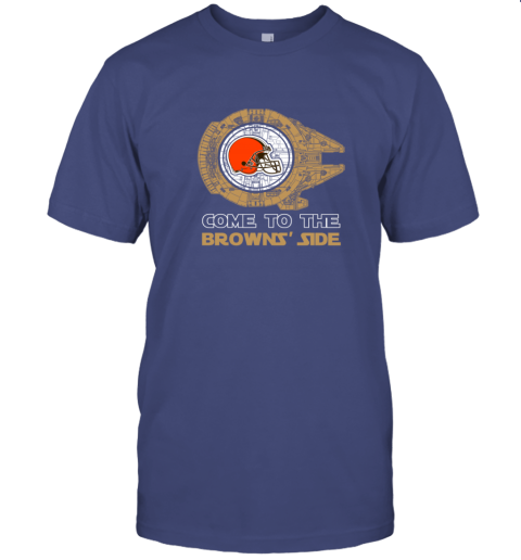 NFL Come To The Cleveland Browns Star Wars Football Sports Long Sleeve T- Shirt - Rookbrand