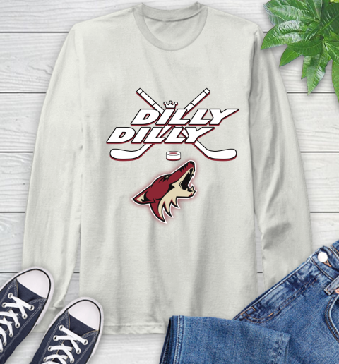 NHL Arizona Coyotes Dilly Dilly Hockey Sports Long Sleeve T-Shirt 12