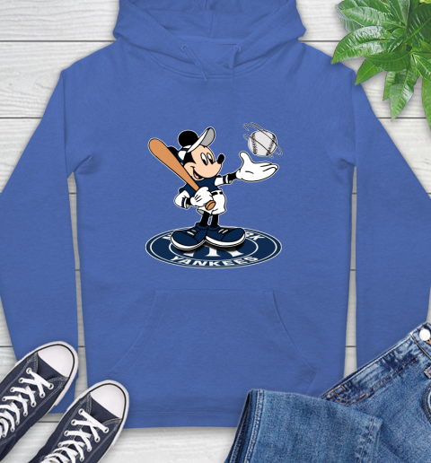 MLB Baseball New York Yankees Cheerful Mickey Disney Shirt Hoodie 9