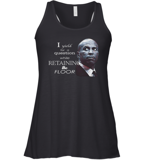 Cory Booker I Yield For A Question While Retaining The Floor Premium Racerback Tank