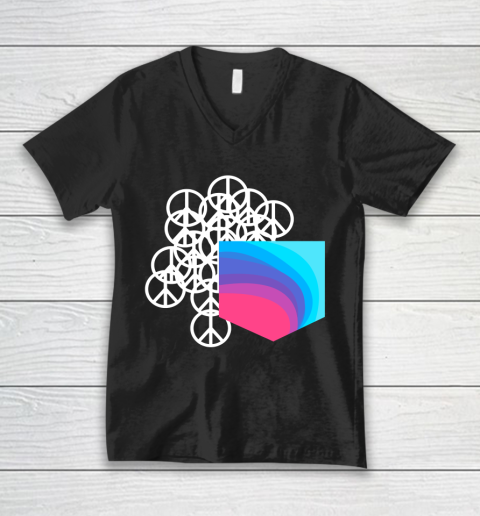 Coldplay Shirt Peace Pocket V-Neck T-Shirt