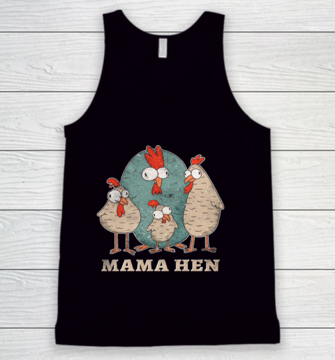 Mama hen Chicken Farmer Tank Top