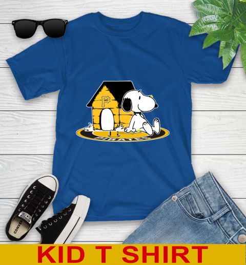 MLB Baseball Pittsburgh Pirates Snoopy The Peanuts Movie Shirt Youth T-Shirt 9