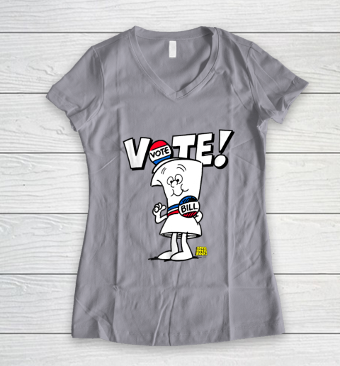 Schoolhouse Rock Vote with Bill Women's V-Neck T-Shirt 2