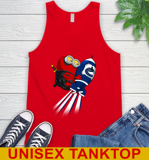NHL Hockey Vancouver Canucks Deadpool Minion Marvel Shirt Tank Top 5
