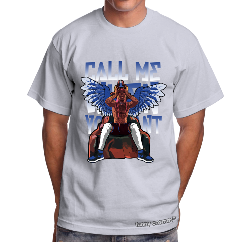 Air Jordan 1 Royal Matching Sneaker Tshirt Call Me When You Want V2 Blue and Black Jordan Tshirt