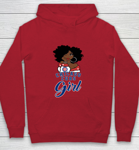 Chicago Cubs Girl MLB Youth Hoodie 9