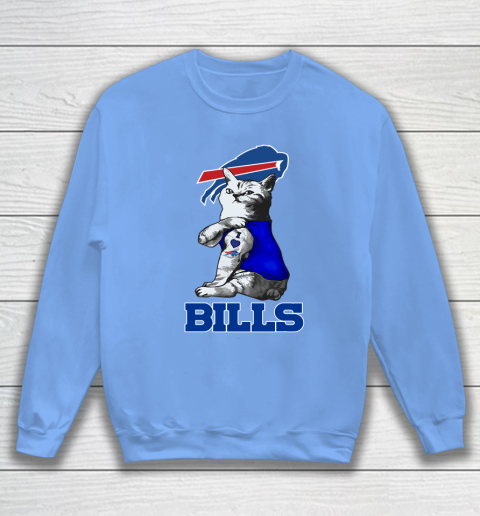 NFL Football My Cat Loves Buffalo Bills Sweatshirt 8
