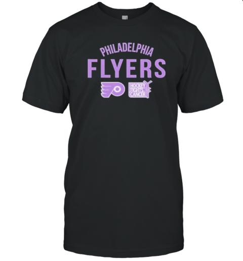 Philadelphia Flyers Richmond Resilient Hockey Fights Cancer T-Shirt