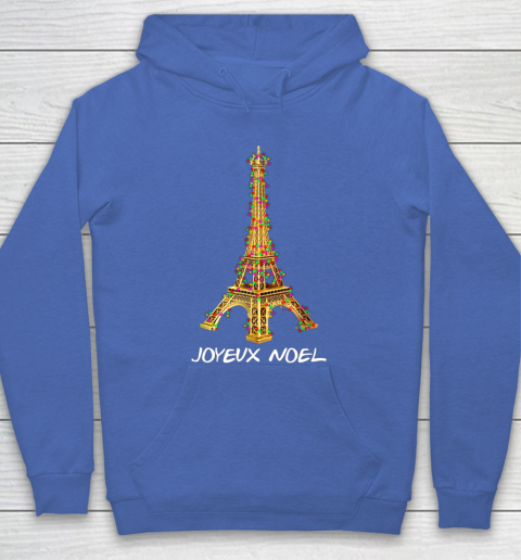 Joyeux Noel French Merry Christmas Eiffel Tower Hoodie 6