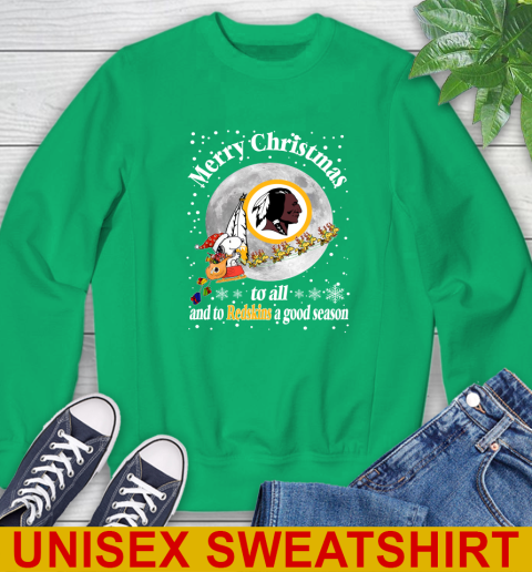 Washington Redskins Merry Christmas To All And To Redskins A Good Season NFL Football Sports Sweatshirt 8