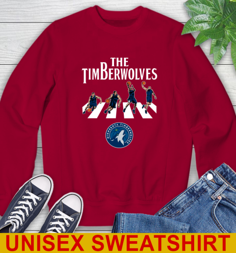 NBA Basketball Minnesota Timberwolves The Beatles Rock Band Shirt Sweatshirt 9