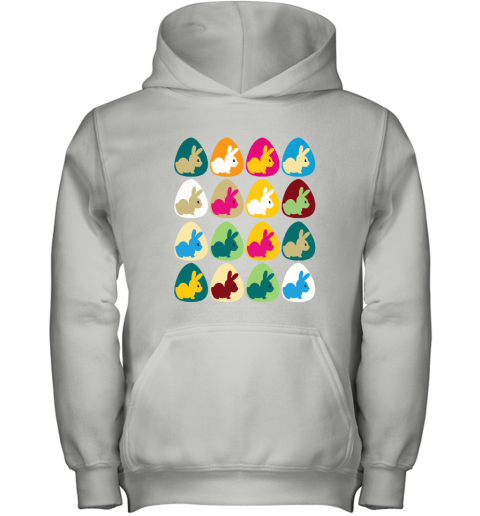 Easter Rabbit Inside Easter Egg Color Combination Youth Hoodie