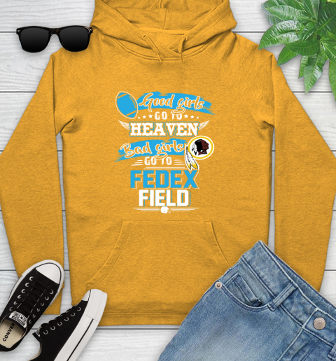 Washington Redskins NFL Bad Girls Go To Fedex Field Shirt Youth Hoodie 2