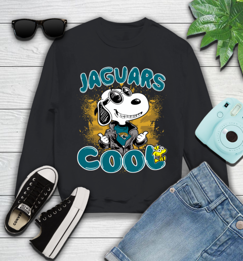 NFL Football Jacksonville Jaguars Cool Snoopy Shirt Youth Sweatshirt