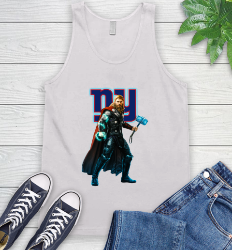 NFL Thor Avengers Endgame Football New York Giants Tank Top