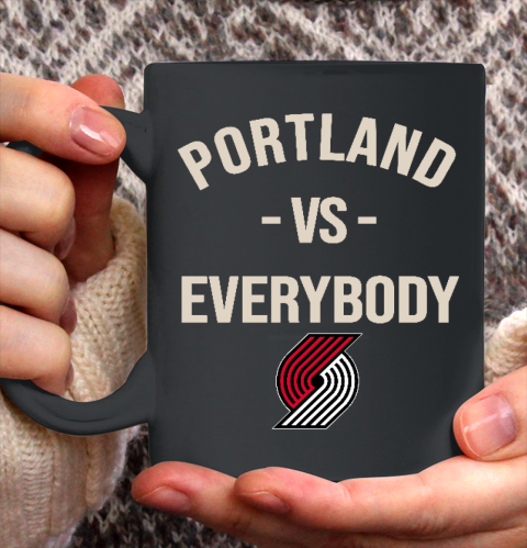 Portland Trail Blazers Vs Everybody Ceramic Mug 11oz 2