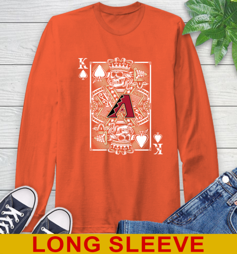 Arizona Diamondbacks MLB Baseball The King Of Spades Death Cards Shirt Long Sleeve T-Shirt 4