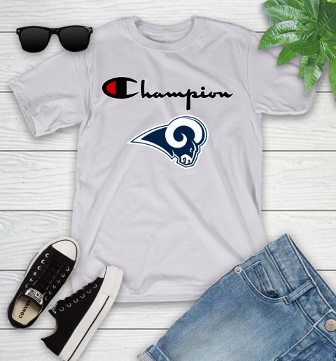 NFL Football Los Angeles Rams Champion Shirt Youth T-Shirt 2