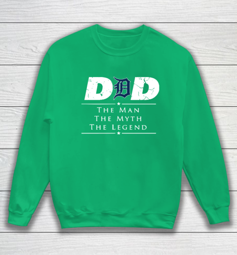 Detroit Tigers MLB Baseball Dad The Man The Myth The Legend Sweatshirt 5