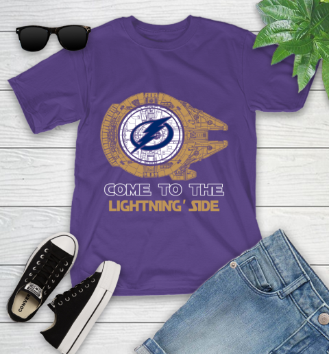 NHL Come To The Tampa Bay Lightning Wars Hockey Sports Youth T-Shirt 3