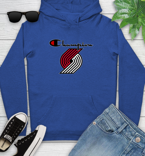 NBA Basketball Portland Trail Blazers Champion Shirt Youth Hoodie 6