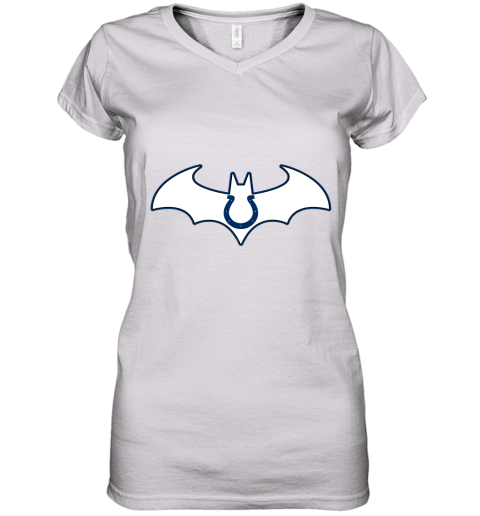 We Are The Indianapolis Colts Batman NFL Mashup Women's V-Neck T-Shirt