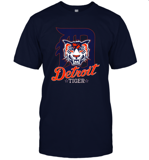 lgyr tiger mascot distressed detroit baseball t shirt new jersey t shirt 60 front navy