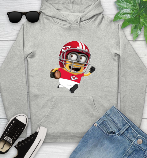 NFL Kansas City Chiefs Minions Disney Football Sports Youth Hoodie