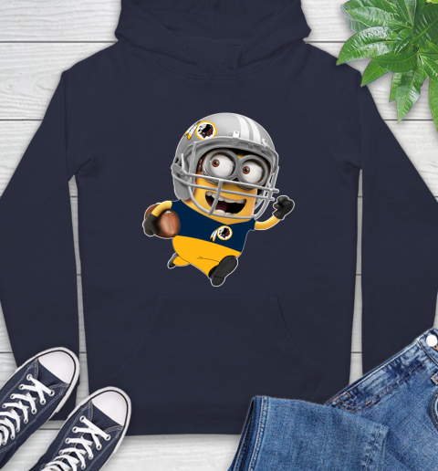 NFL Washington Redskins Minions Disney Football Sports Hoodie 4