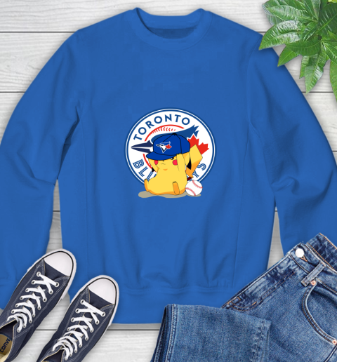 MLB Pikachu Baseball Sports Toronto Blue Jays Sweatshirt 8