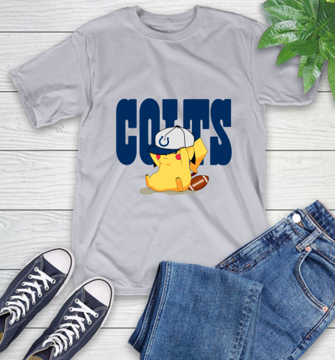 NFL Pikachu Football Sports Indianapolis Colts T-Shirt 6
