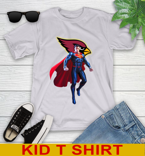 NFL Superman DC Sports Football Arizona Cardinals Youth T-Shirt