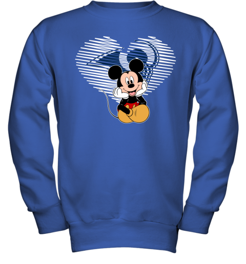 NFL Los Angeles Rams The Heart Mickey Mouse Disney Football T Shirt 5RLG0VR1xpS youth sweatshirt 47 95 151514 front royal