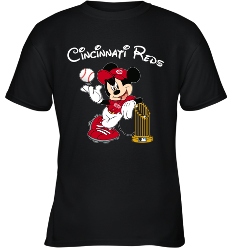 Cincinnati Reds Mickey Taking The Trophy MLB 2019 Youth T-Shirt