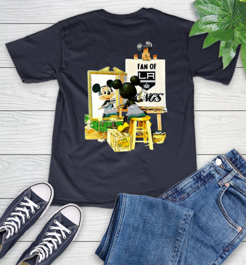 NHL Hockey Los Angeles Kings Mickey Drawing Shirt 47