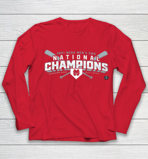 Mississippi State National Championship 2021 Youth Long Sleeve 8