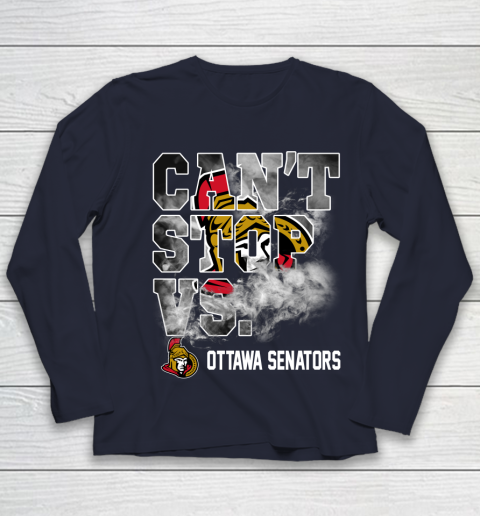 NHL Ottawa Senators Hockey Can't Stop Vs Youth Long Sleeve 2