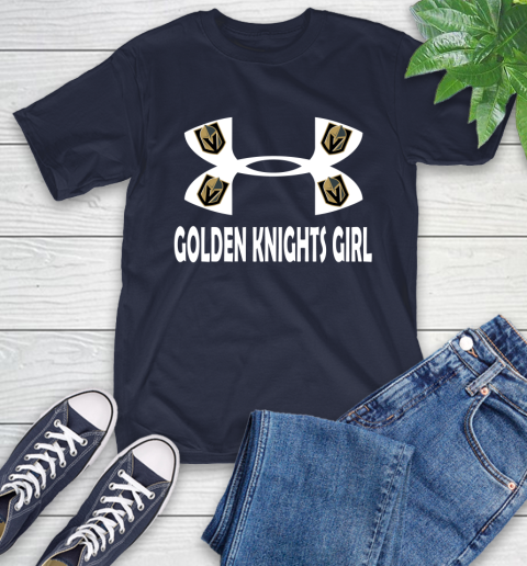 NHL Vegas Golden Knights Girl Under Armour Hockey Sports T-Shirt 3