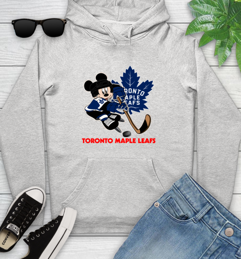 NHL Toronto Maple Leafs Mickey Mouse Disney Hockey T Shirt Youth Hoodie