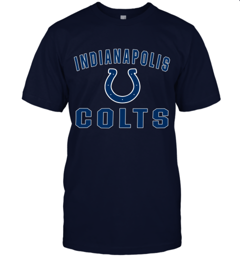 Indianapolis Colts NFL Line Gray Victory Unisex Jersey Tee