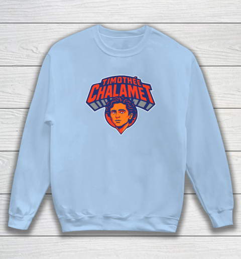 Timothee Chalamet New York Knicks Sweatshirt 4