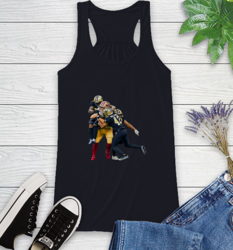 Sprint Football San Francisco 49ers And New Orleans Saints Shirts 45