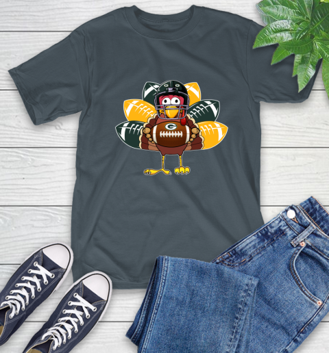 Green Bay Packers Turkey Thanksgiving Day T-Shirt 9