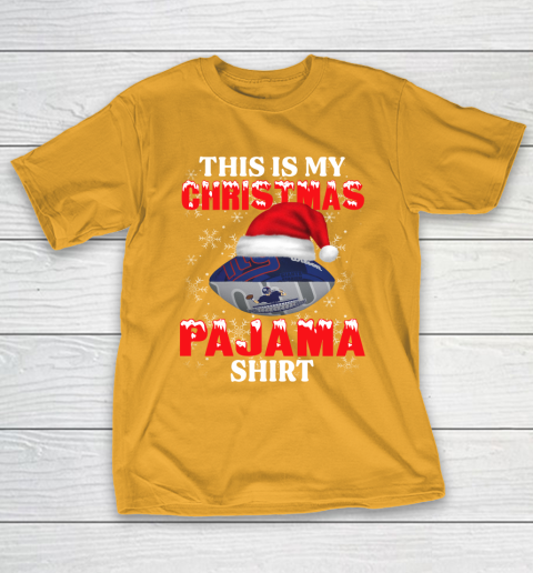 New York Giants This Is My Christmas Pajama Shirt NFL T-Shirt 2