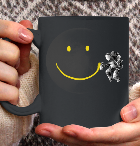 Funny Shirt Make a Smile Space Ceramic Mug 11oz