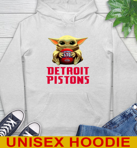 NBA Basketball Detroit Pistons Star Wars Baby Yoda Shirt 13